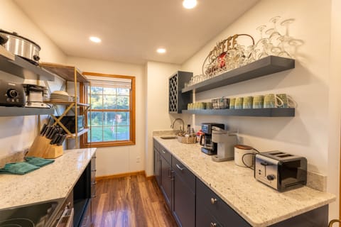 A separate coffee and tea bar to get all the caffeine you could want!