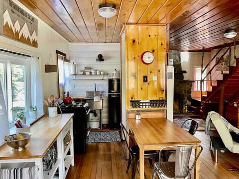 Open concept kitchen…small, but very workable!