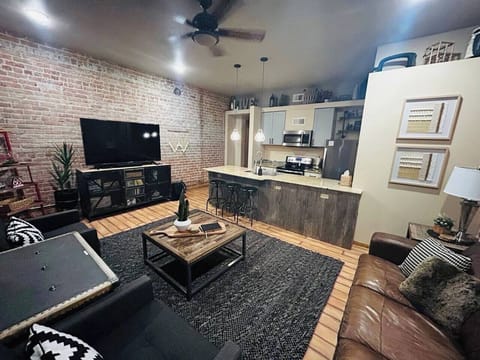 Enjoy the open living room & kitchen for fun group entertainment. 