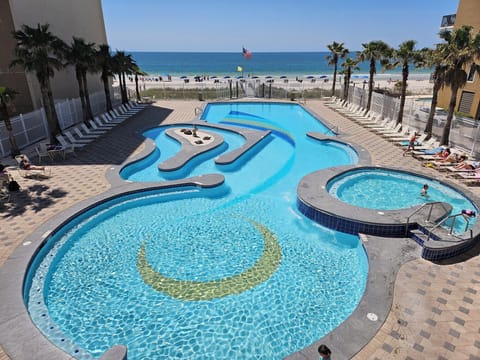 Beach Side Pool with Hot Tub & Lazy River
