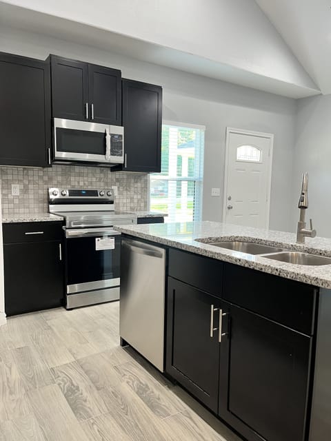Fully stocked kitchen with all new appliances