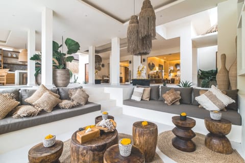 Basic Villa, Multiple Beds | Living room | 50-inch TV with digital channels, streaming services