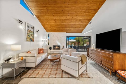 Large Smart TV in Living Room