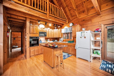 Kitchen - Open layout kitchen with island.