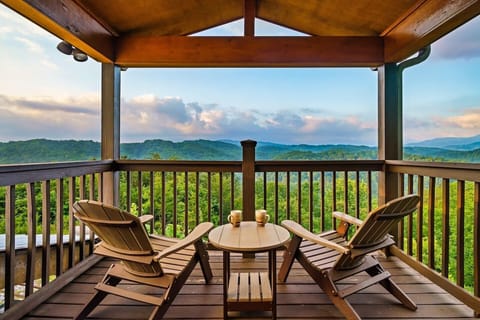 Enjoy a cup of coffee on your private balcony in the upstairs bedroom. What a great way to start your day!