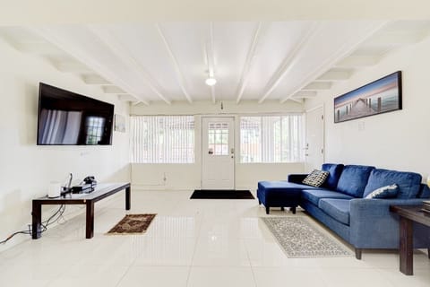 A new sofa has been added to this space