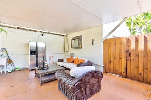 *The outdoor fridge has been removed*