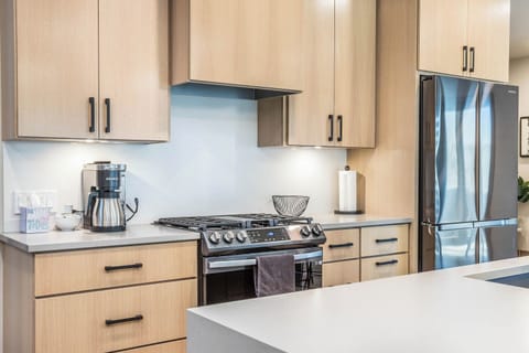 Kitchen is fully stocked