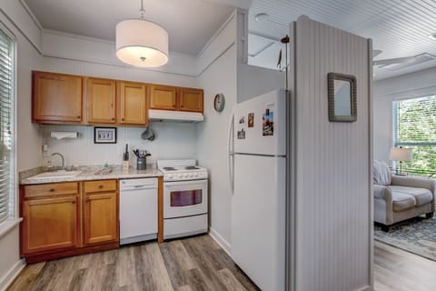 Apartment, 1 Bedroom | Private kitchen | Fridge, oven, coffee/tea maker, toaster