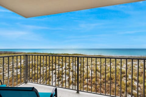 Soak up the sun on the balcony