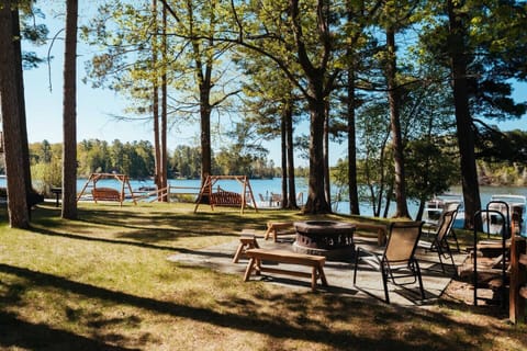 Bring along some firewood to roast some marshmallows and make some new friends around the shared firepit area.