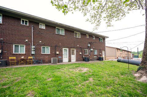 Back of Building and small Back yard