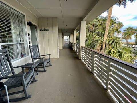 Tropical breezes welcome you to 526 Sunsuite, 303 Tarpon Blvd., Fripp Island!