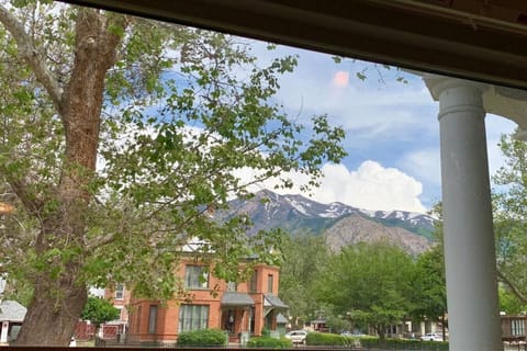 Eastern mountain view from bay window