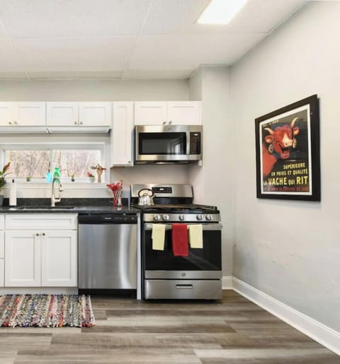 The kitchen is equipped with everything you need to cook anything you want.