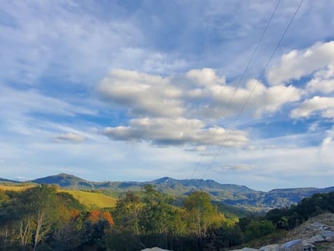 Awesome view of Grandfather from deck