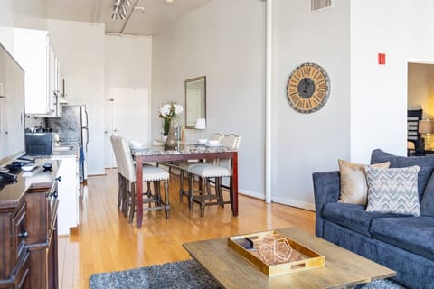 Full Kitchen & Dining area are integrated with the living room loft with high ceilings to give you the feeling of lots of space