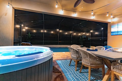 Disney Escape has a private heated pool and rare stand-alone Hot Tub!