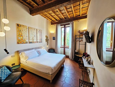 Panoramic Double Room, 1 Bedroom, Air conditioning, City View | Hypo-allergenic bedding, minibar, blackout drapes, soundproofing