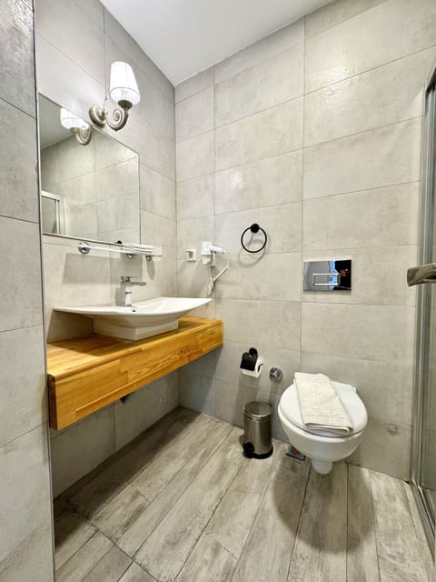 Deluxe Triple Room | Bathroom | Shower, free toiletries, hair dryer, slippers