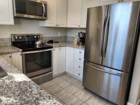 French door refrigerator and ice maker in freezer