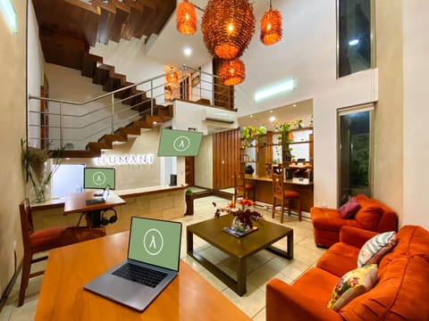 Lobby sitting area