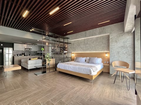 Business Apartment, Pool Access | 1 bedroom, Egyptian cotton sheets, premium bedding, down comforters