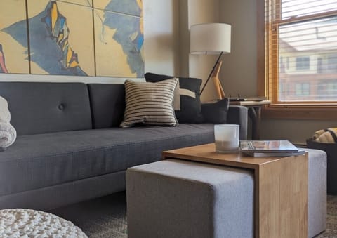 Livingroom with Queen sofa bed