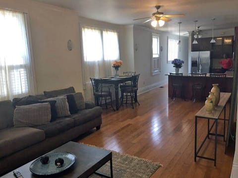 Spacious living/dining/kitchen areas