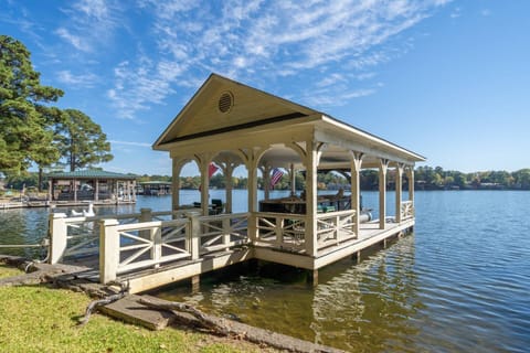 Boat Dock | Boat will stay at the property but is not available. There are spaces to park a boat on either side and along the boardwalk
