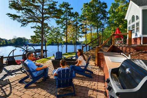 Enjoy conversations around our fire pit, or grill up some good eats with our gas grill.