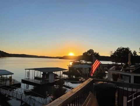 Sunrise from the deck.