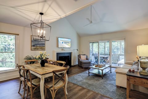 Dining and living room