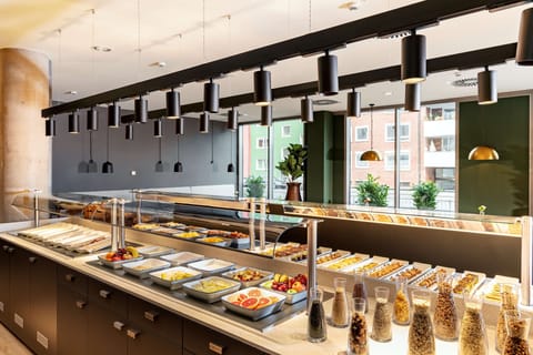 Daily buffet breakfast for a fee
