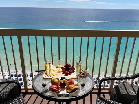 Balcony with ocean view