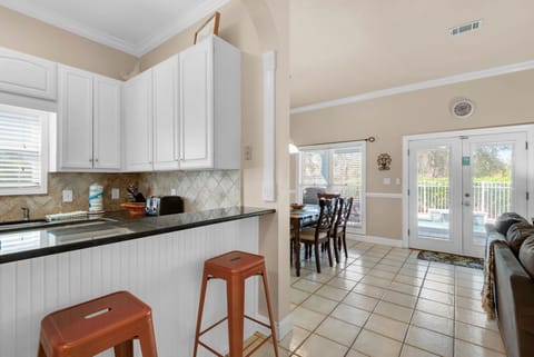 Pull up a stool to the eat-in bar 