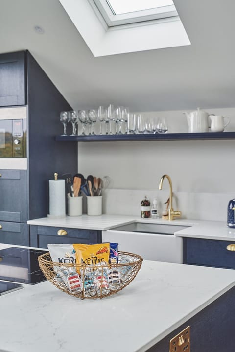 The kitchen at Ty Alice, Gower