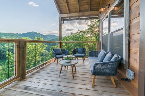 View from the upper porch