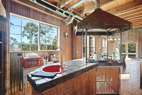 Kitchen island and coffee bar