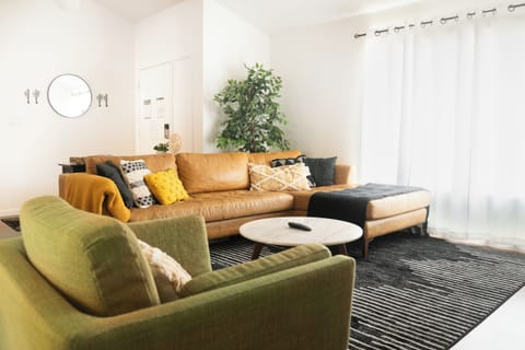 Living Room with 65" Smart TV