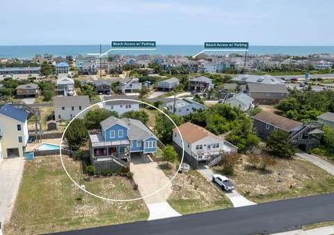 Island Life Cottage is just a short drive to two nearby beach accesses with parking!