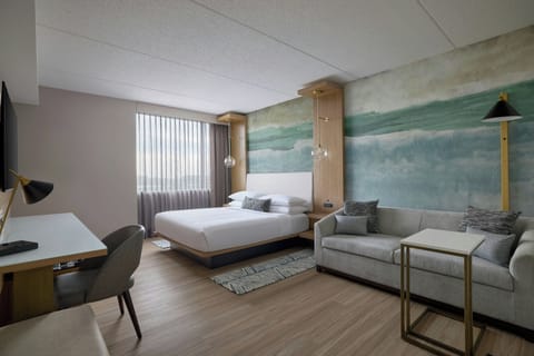 Premium bedding, down comforters, pillowtop beds, in-room safe