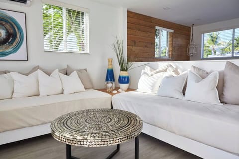 living room with plush cushions