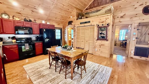 Antique dining table and chairs