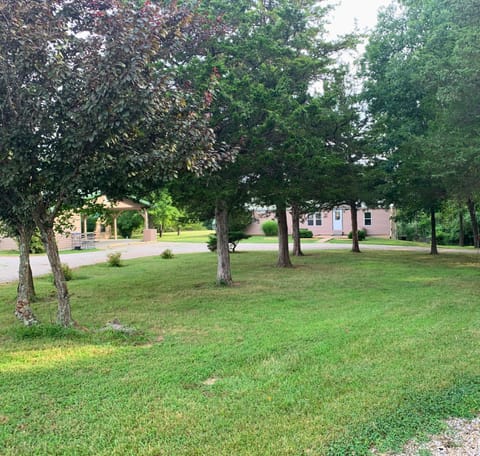 Front of home with circle drive