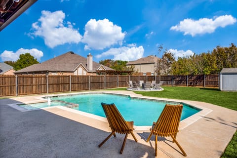 Hot tub and large heated pool