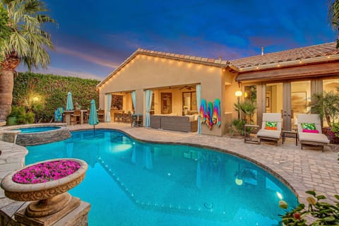 Say hello to Palm Oasis, a stunning six-bedroom offering 3,610 square feet of luxury living.