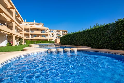 Garden and swimming pool