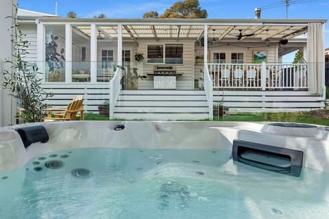 Gas heated spa