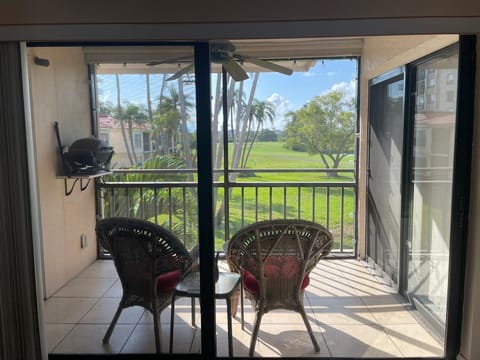 Golf course from balcony 